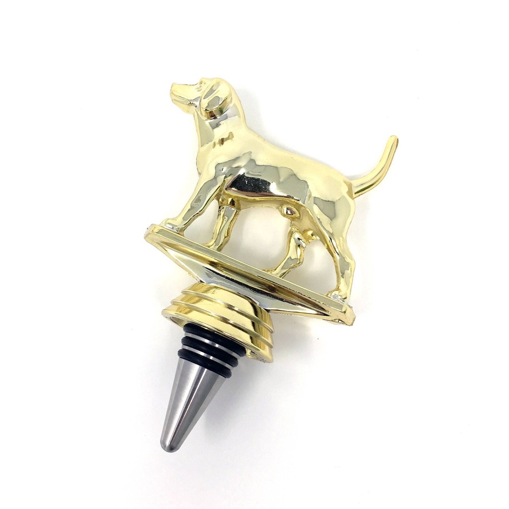 Handmade Bottle Stopper made from Repurposed Beagle Trophy